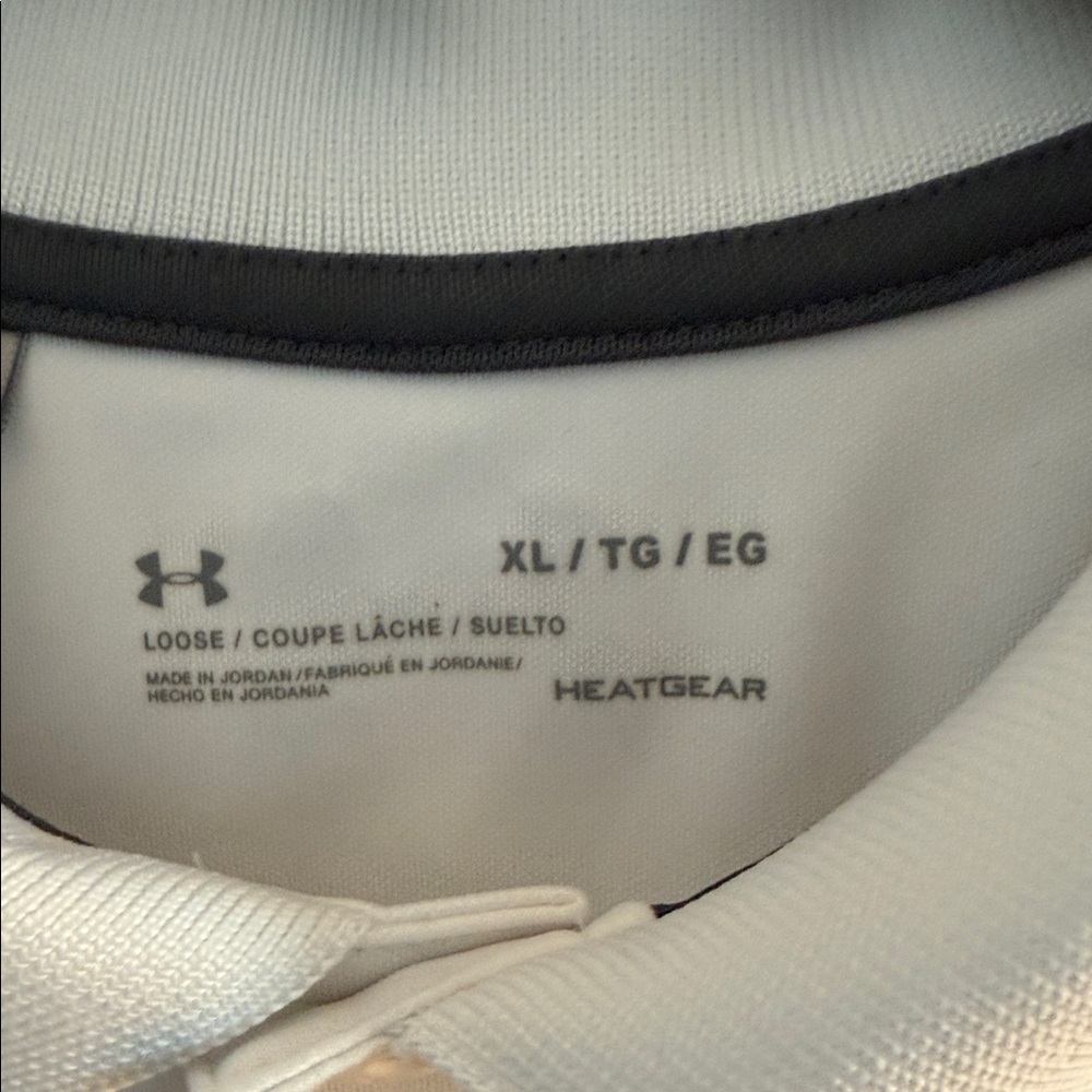 Under Armour Men's Polo Shirt in White - Picture 4 of 5